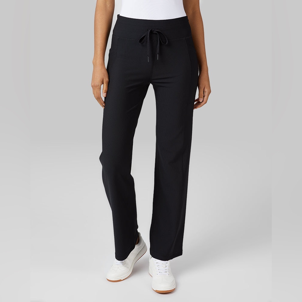 Classic Black Women's Straight Leg Pants